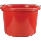 Tuff Stuff 8 Qt. Red Poly Bucket Image 1