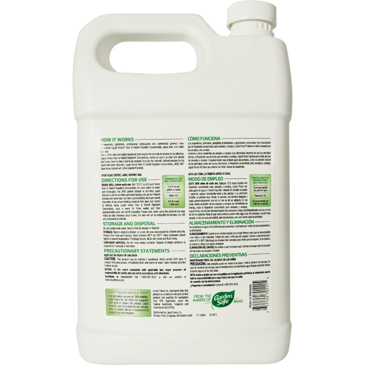 Liquid Fence 128 Oz. Concentrate Deer & Rabbit Repellent Image 3