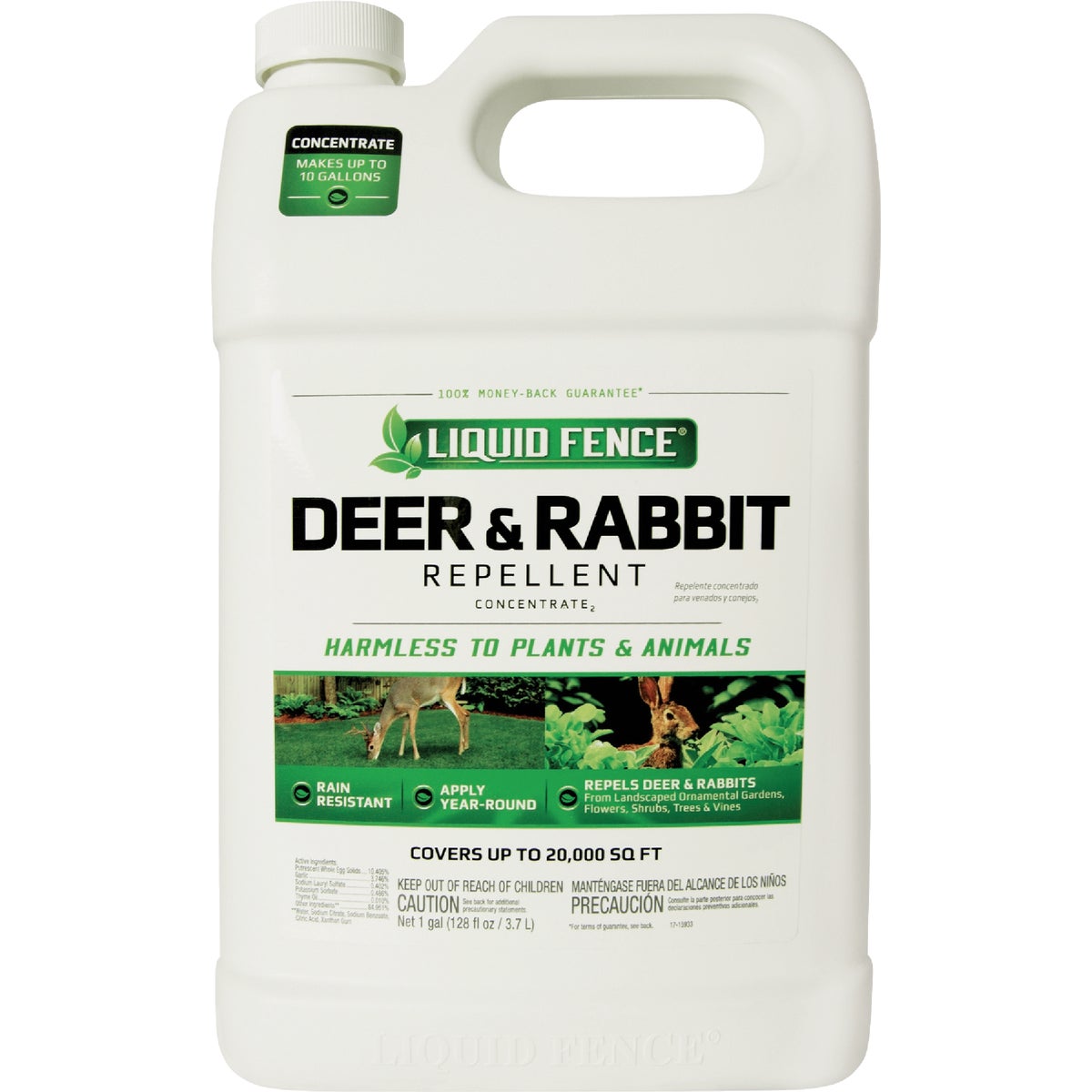 Liquid Fence 128 Oz. Concentrate Deer & Rabbit Repellent Image 1