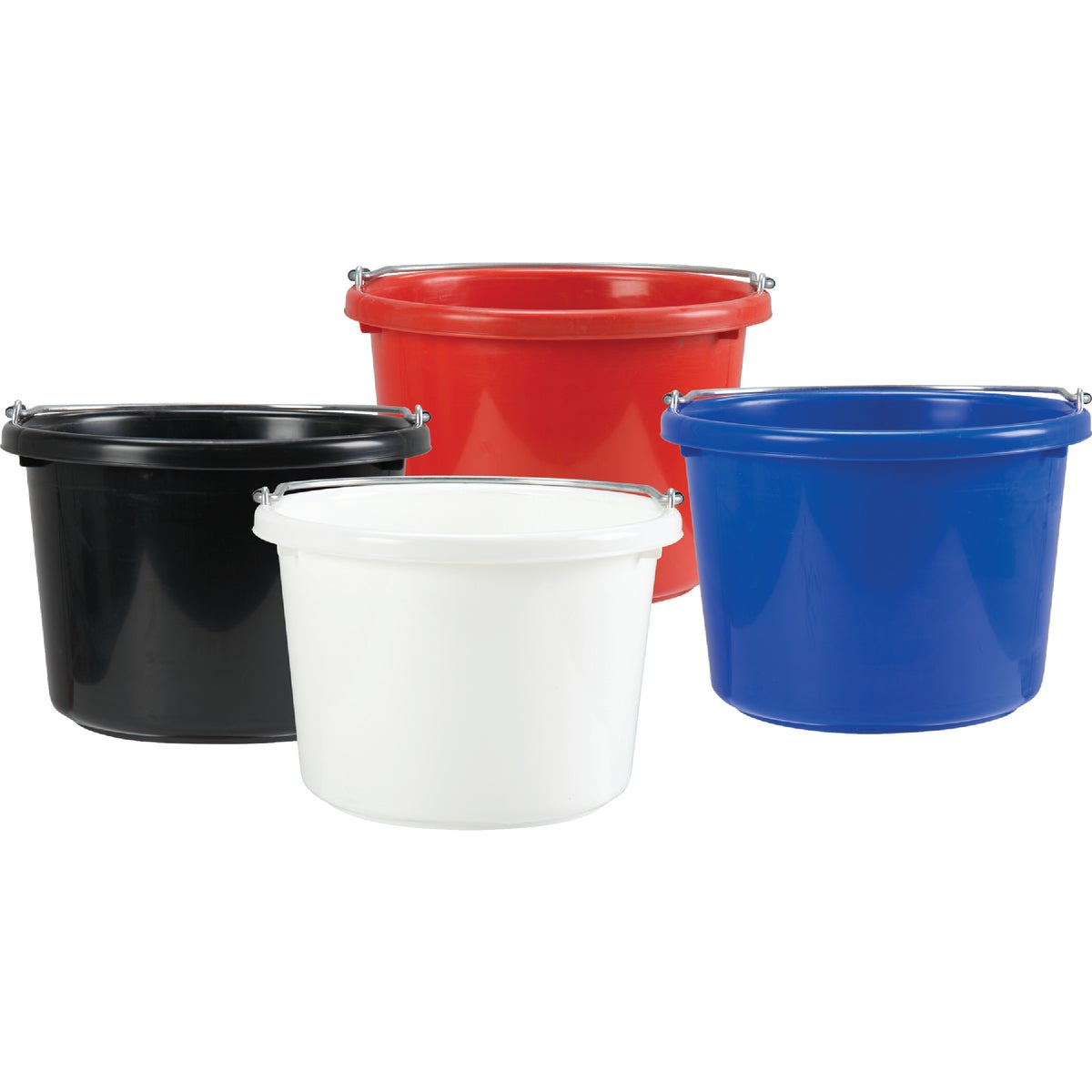 Tuff Stuff 8 Qt. Black Poly Bucket Image 2