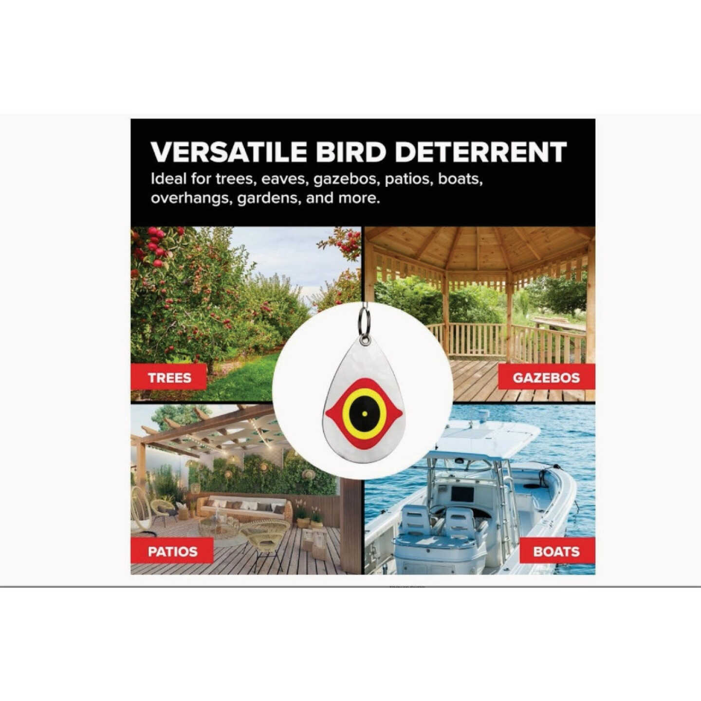 Bird-B-Gone Reflective Scare Bird Diverter (5-Pack) Image 1
