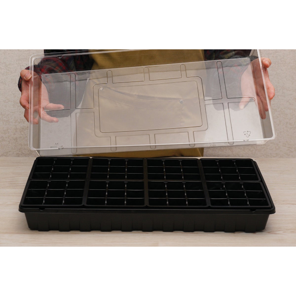 PlantBest 72-Cell Plastic Greenhouse Seed Starter Kit Image 2