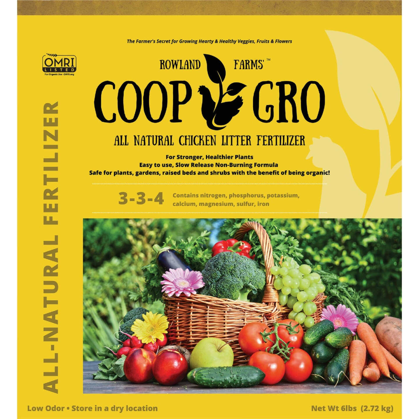 Coop Gro 6 Lb. Pelletized Organic Chicken Litter Fertilizer Image 1