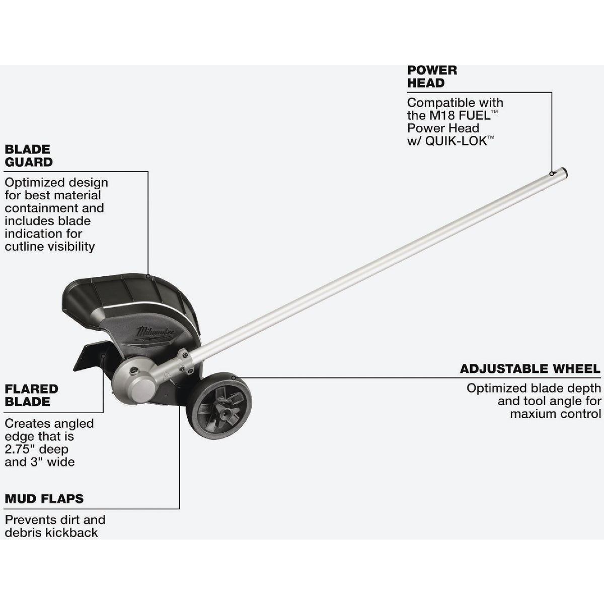 Milwaukee M18 Fuel Quik-Lok Bed Redefiner Attachment Image 3