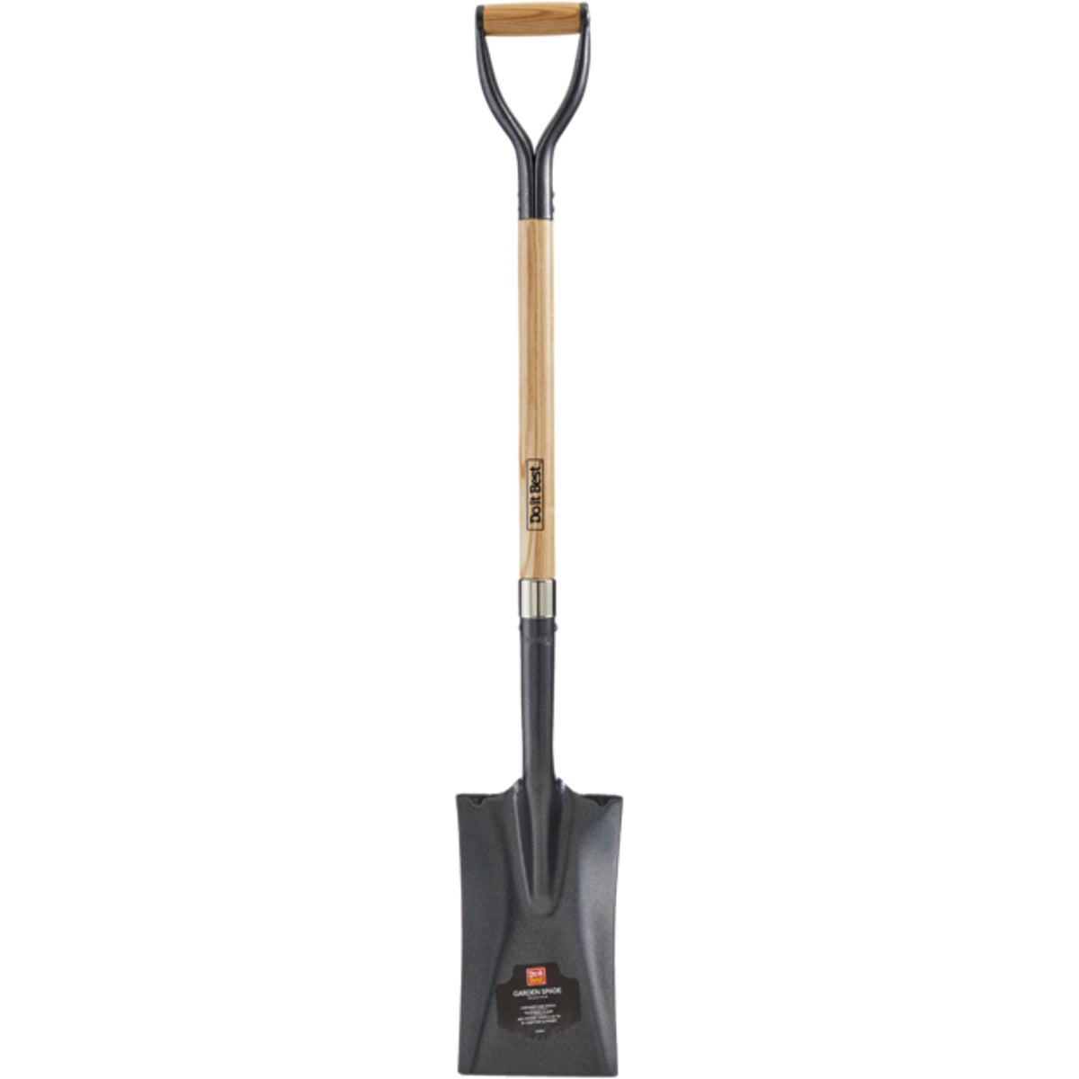 Do it Best 33 In. Wood D-Handle Square Point Garden Spade Image 2