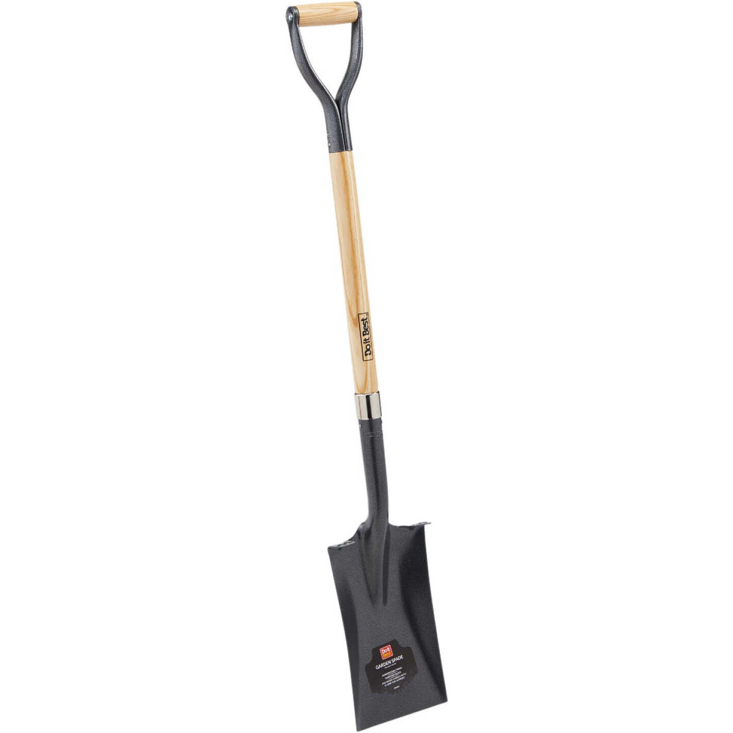 Do it Best 33 In. Wood D-Handle Square Point Garden Spade Image 1