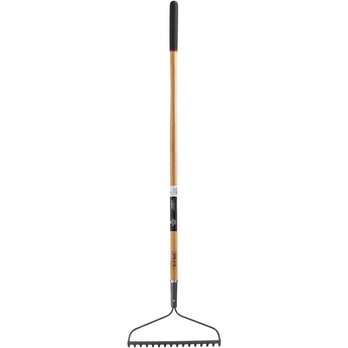 Do it Best 16.25 In. Steel Bow Garden Rake with Wood Handle (16-Tine) Image 2