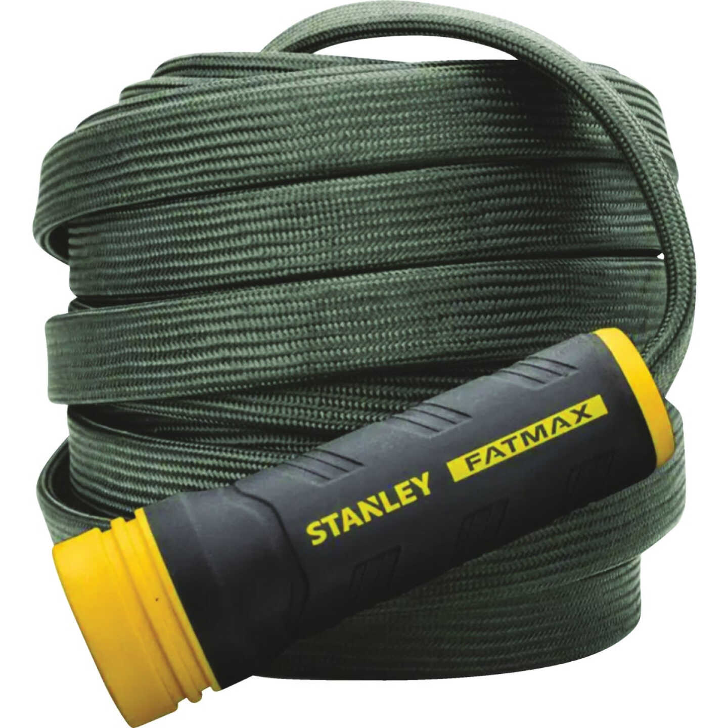 Stanley FatMax Exojacket 5/8 In. x 50 Ft. Fabric Hose with Swivel Coupling Image 1