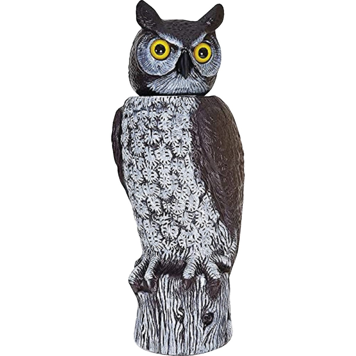 Gardeneer Natural Enemy Scarecrow 18 In. H. Rotating Head Owl Pest Deterrent Decoy Image 2