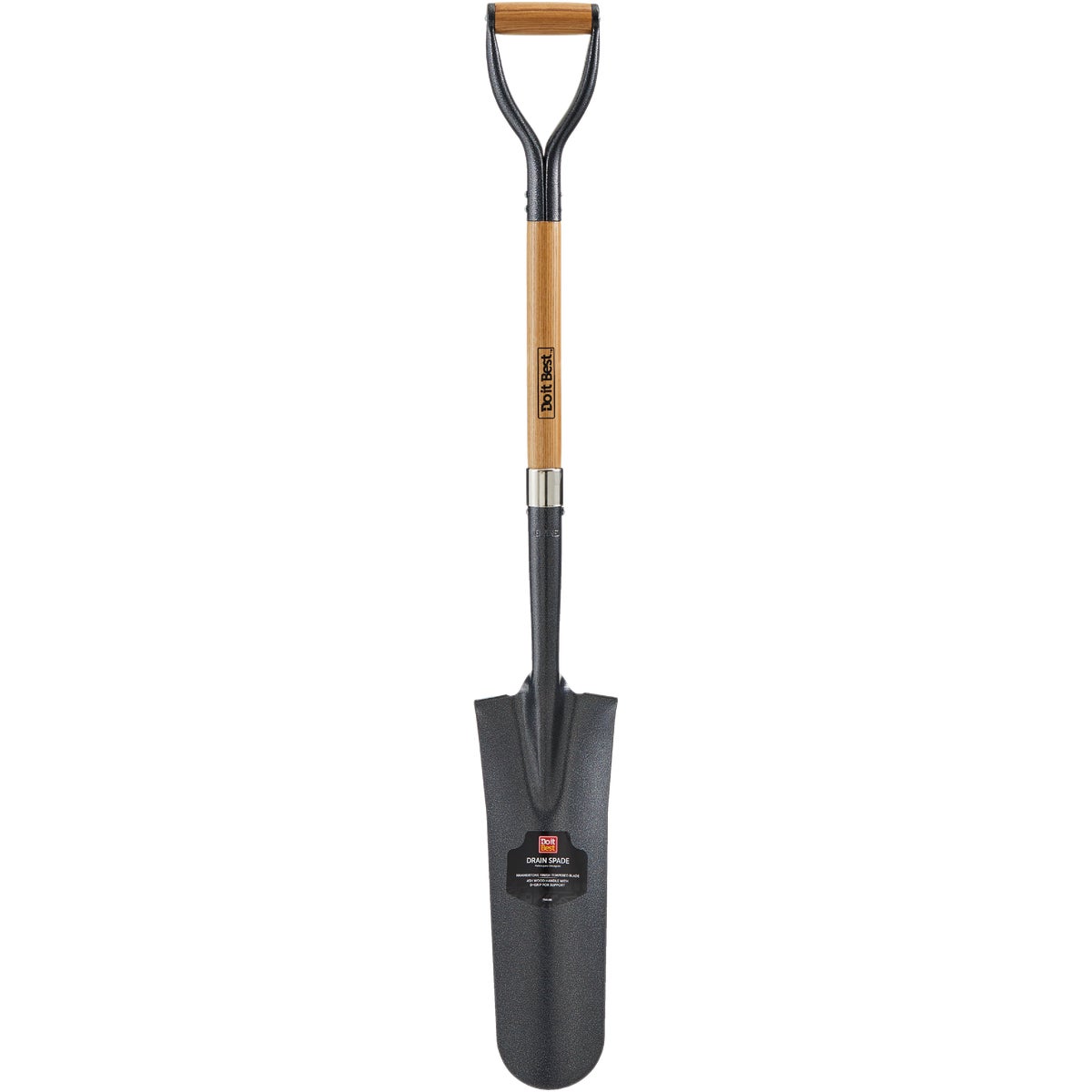 Do it Best 29 In. Wood D-Handle Round Point Drain Spade Image 2