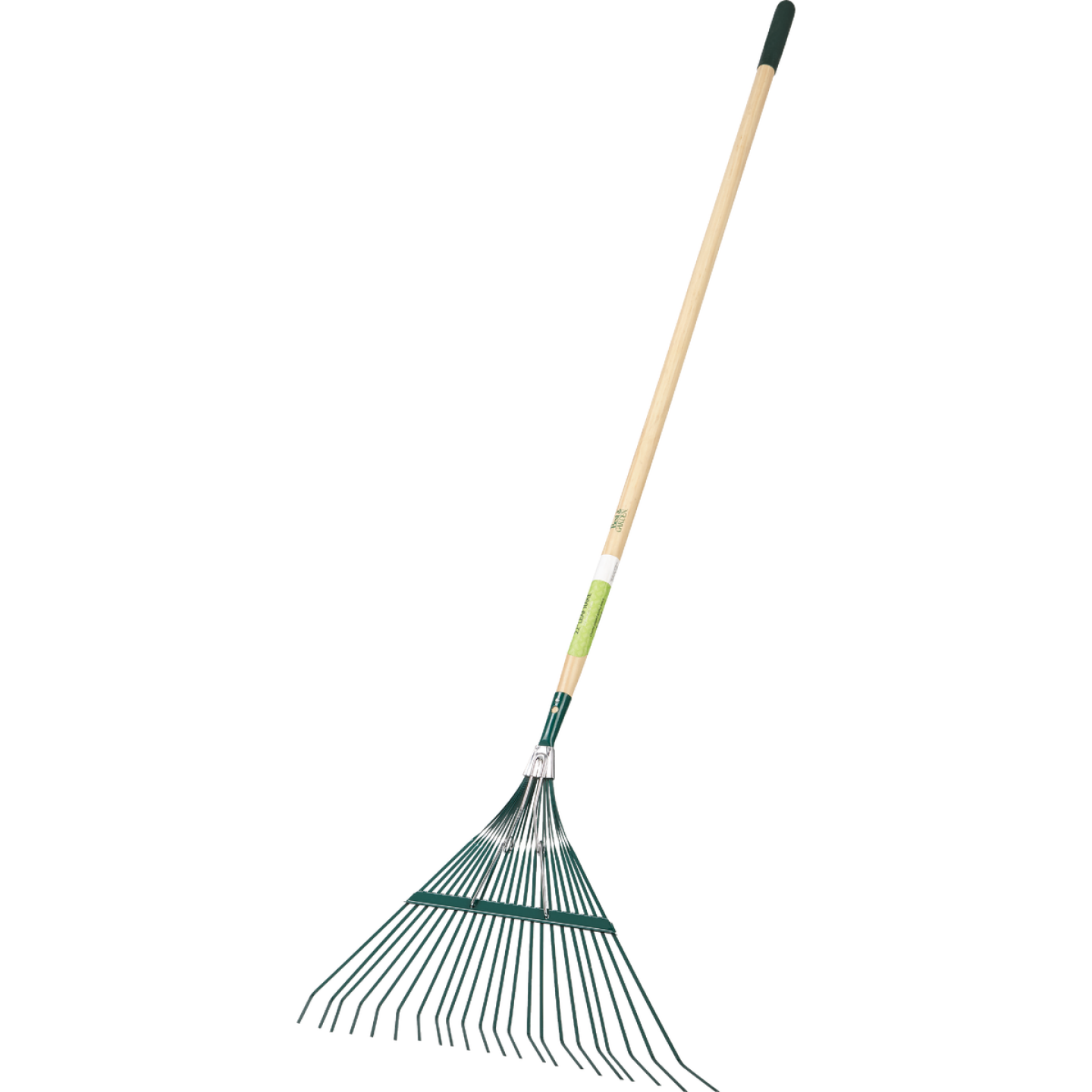 Best Garden 22 In. Steel Leaf Rake with 48 In. Wood Handle (22-Tine) Image 1