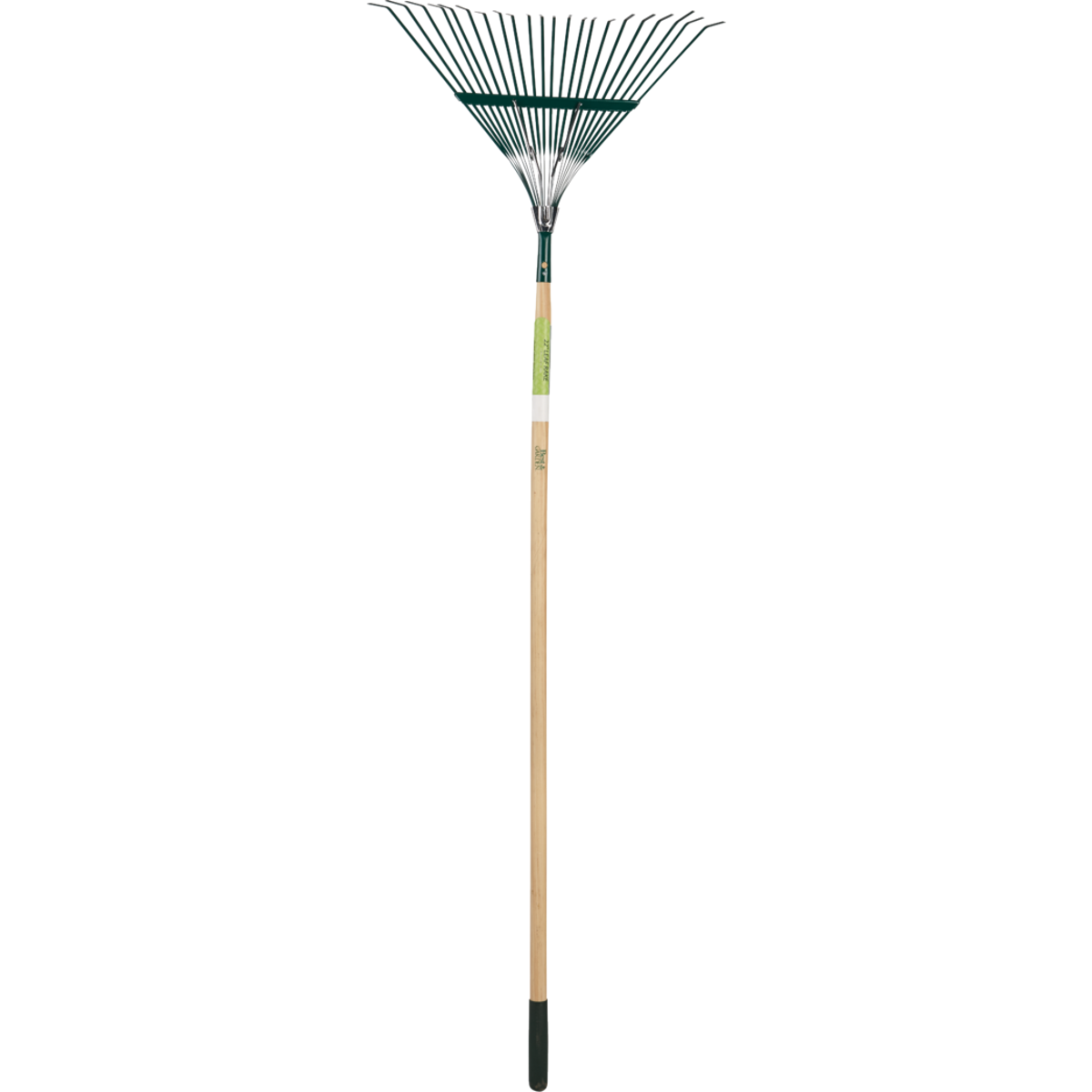 Best Garden 22 In. Steel Leaf Rake with 48 In. Wood Handle (22-Tine) Image 3