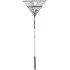Best Garden 24 In. Steel Leaf Rake with 50 In. Fiberglass Handle (24-Tine) Image 2