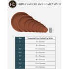 HC Companies 16 In. Warm Gray Classic Saucer Image 5