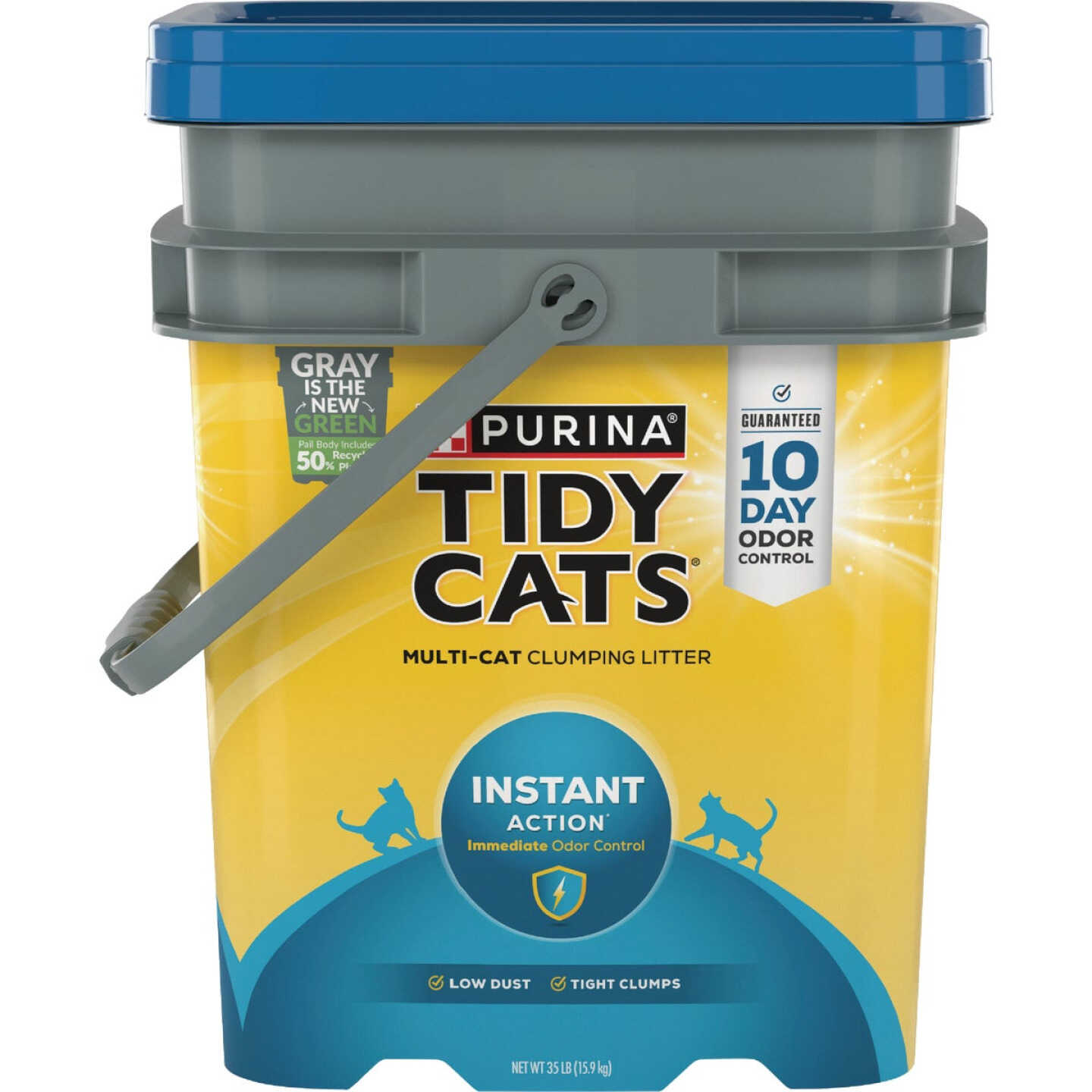 Purina Tidy Cats 35 Lb. Clumping Instant Action Cat Litter Image 1