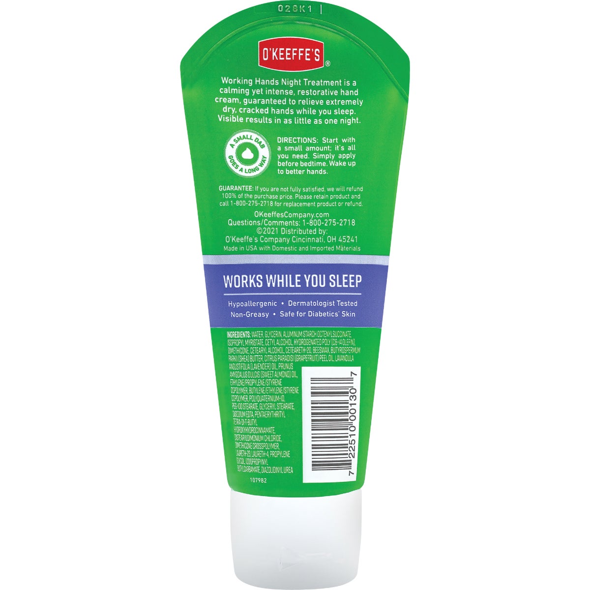 O'Keeffe's Working Hands 3 Oz. Night Treatment Lotion Image 5