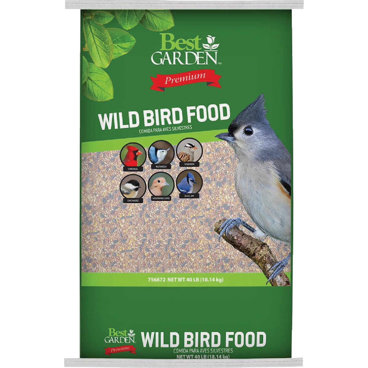 Best Garden 40 Lb. Wild Bird Seed Image 1