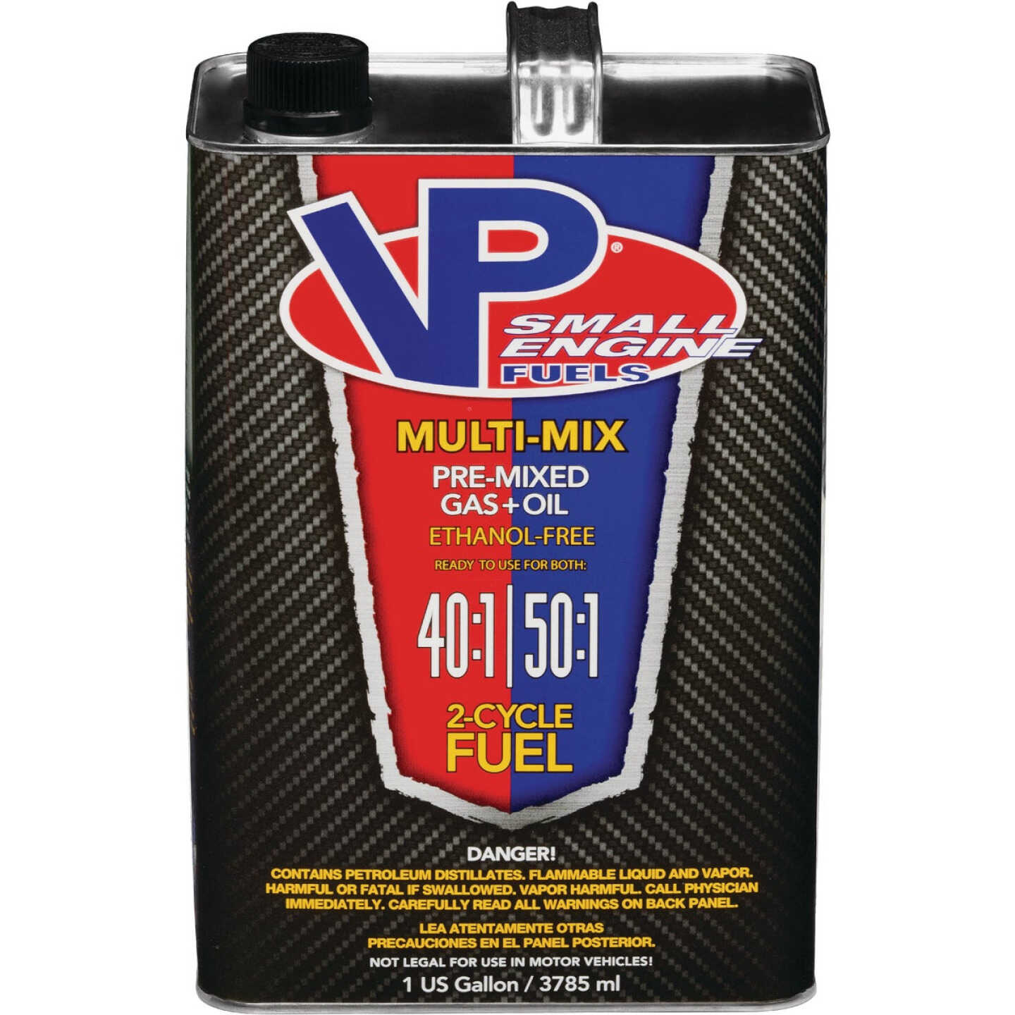 VP Racing Fuels Gal. 40:1/50:1 Ethanol-Free Multi-Mix Gas & Oil Pre-Mix Image 1