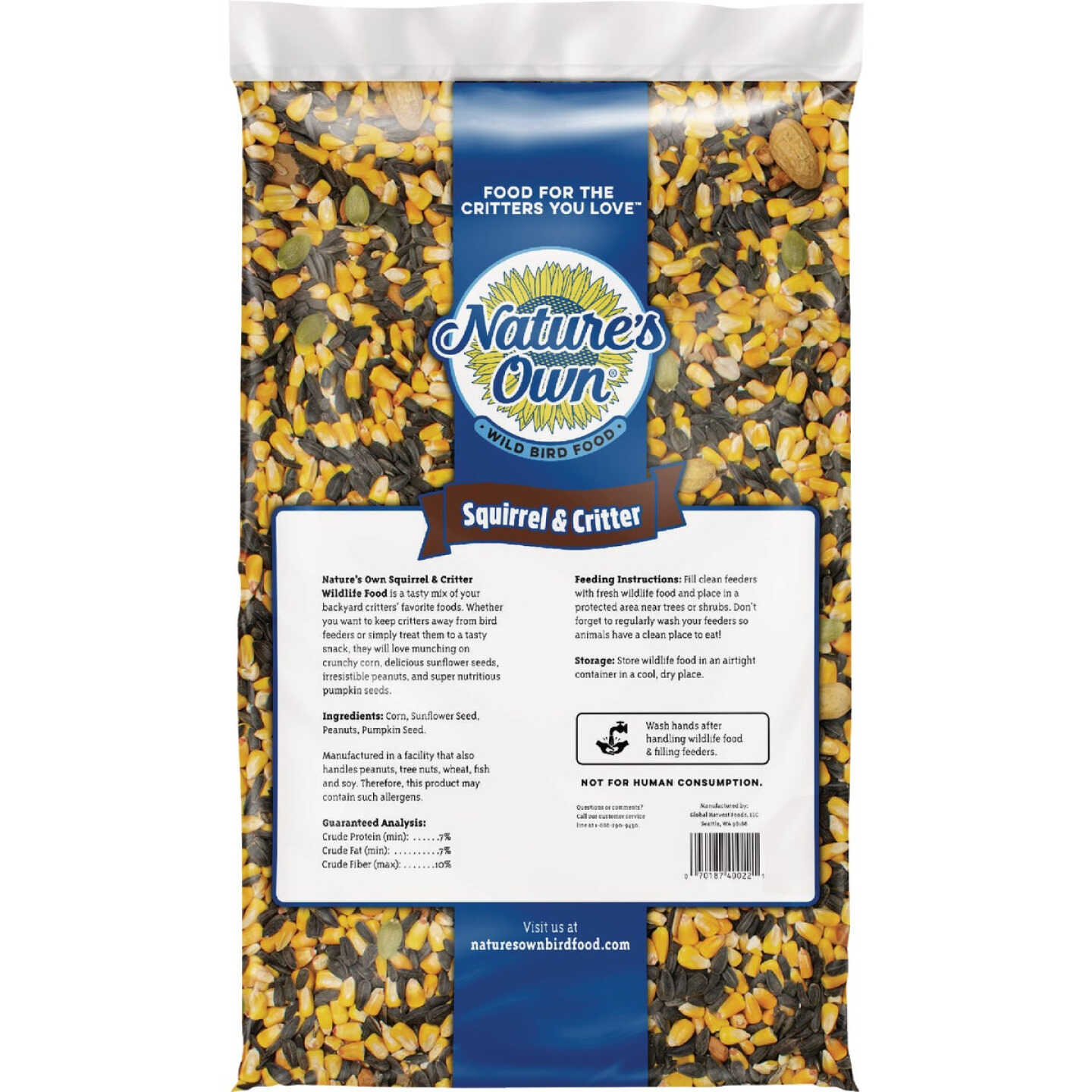 Nature's Own 10 Lb. Squirrel & Critter Food Image 2
