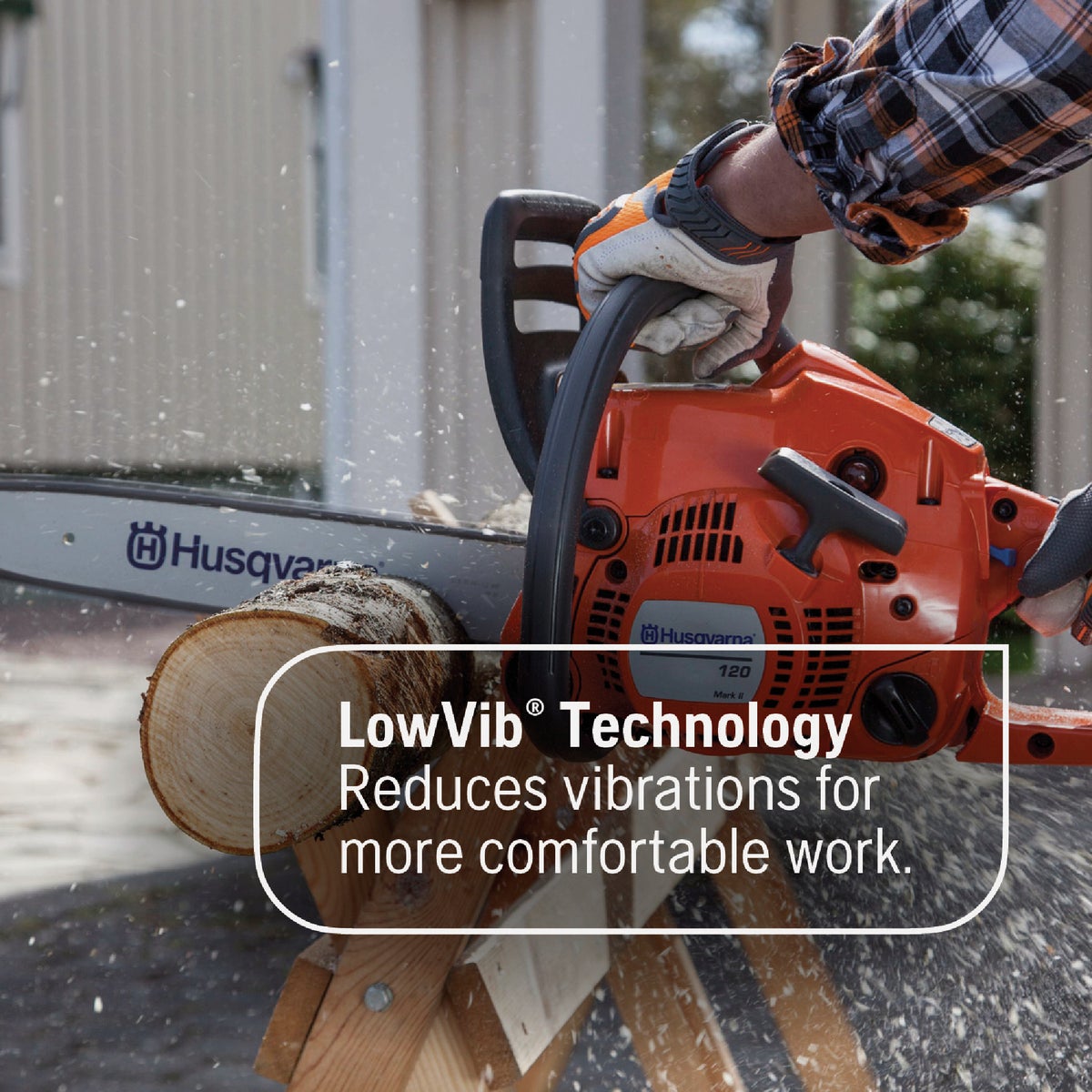 Husqvarna 120 Mark II 14 in. 38cc 2-Cycle Gas Chainsaw Image 5