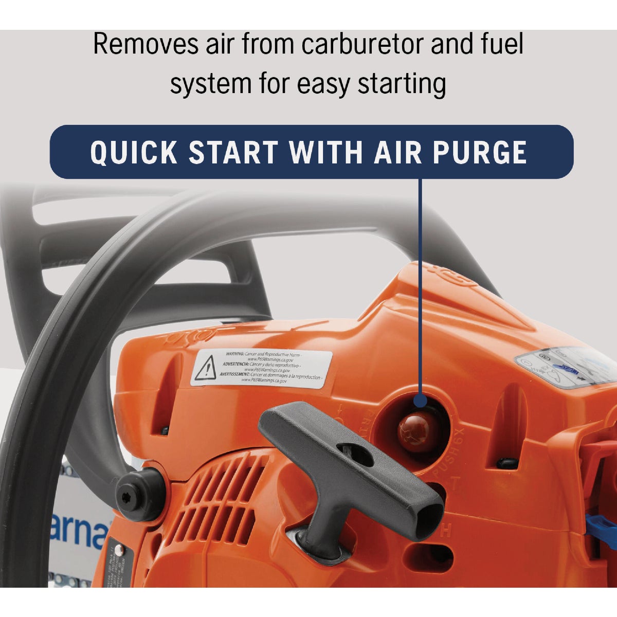 Husqvarna 120 Mark II 14 in. 38cc 2-Cycle Gas Chainsaw Image 2