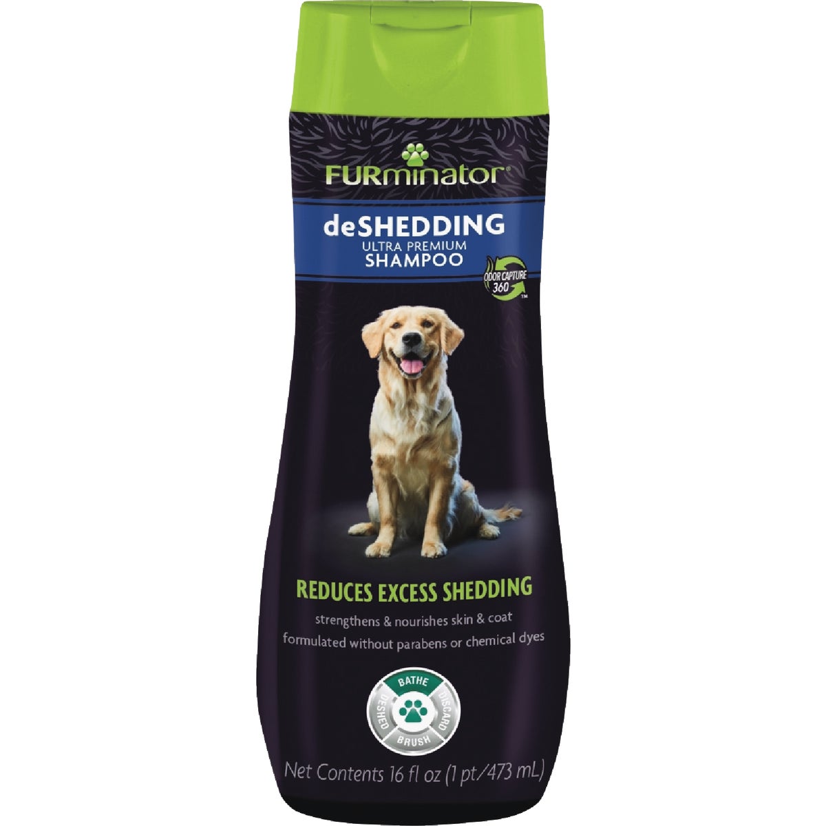 Furminator 16 Oz. Deshedding Ultra Premium Dog Shampoo