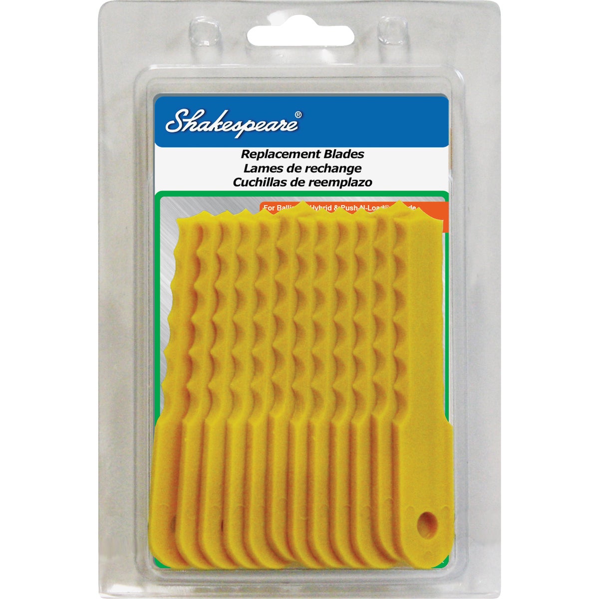 Shakespeare Push-N-Load Replacement Trimmer Blade (12-Count) Image 1