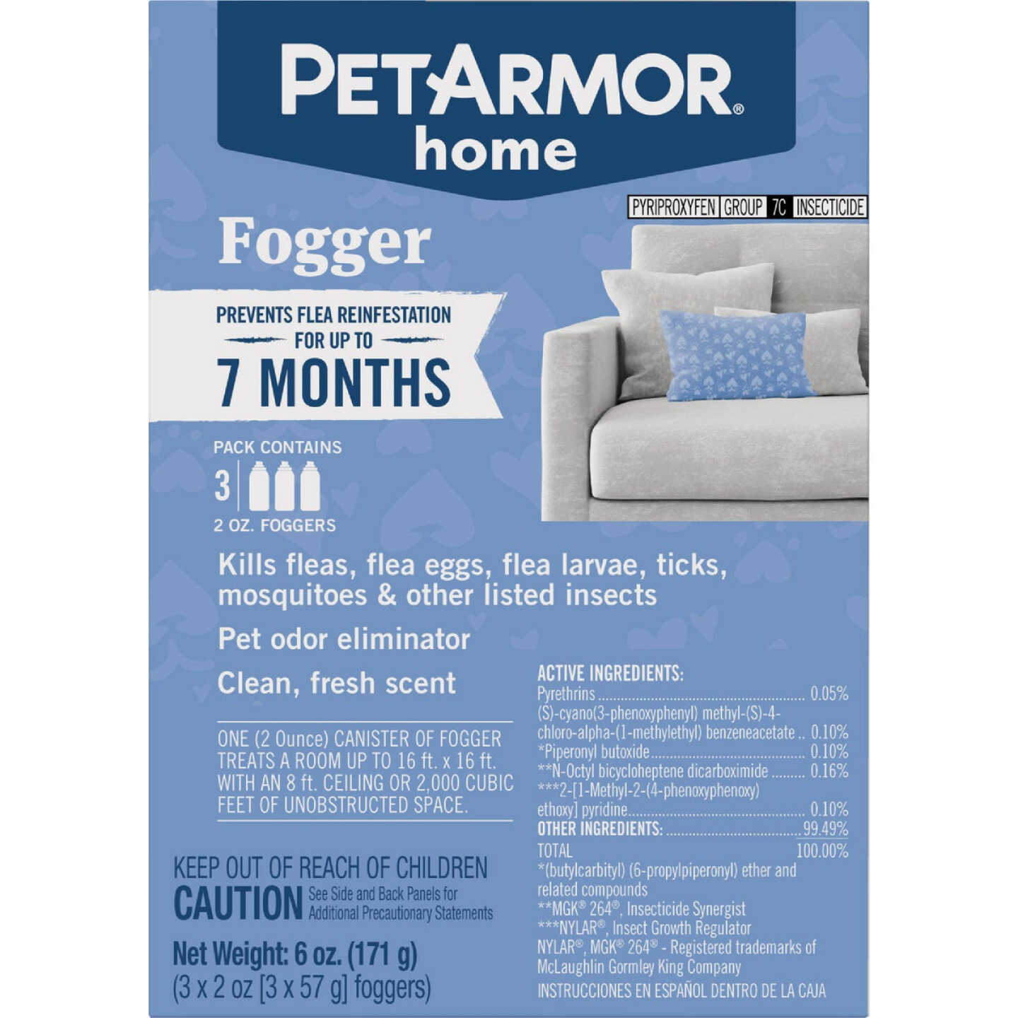 PetArmor Home 2 Oz. Flea & Tick Fogger (3-Pack) Image 1