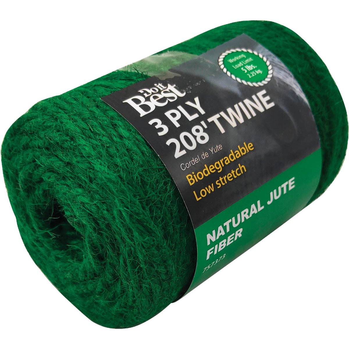 Do it Best 3-Ply x 208 Ft. Green Jute Biodegradable Twine Image 2