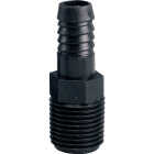 Orbit 1/2 In. MNPT x 1/2 In. Barbed Plastic Riser Flex Fitting Straight Adapter Image 1