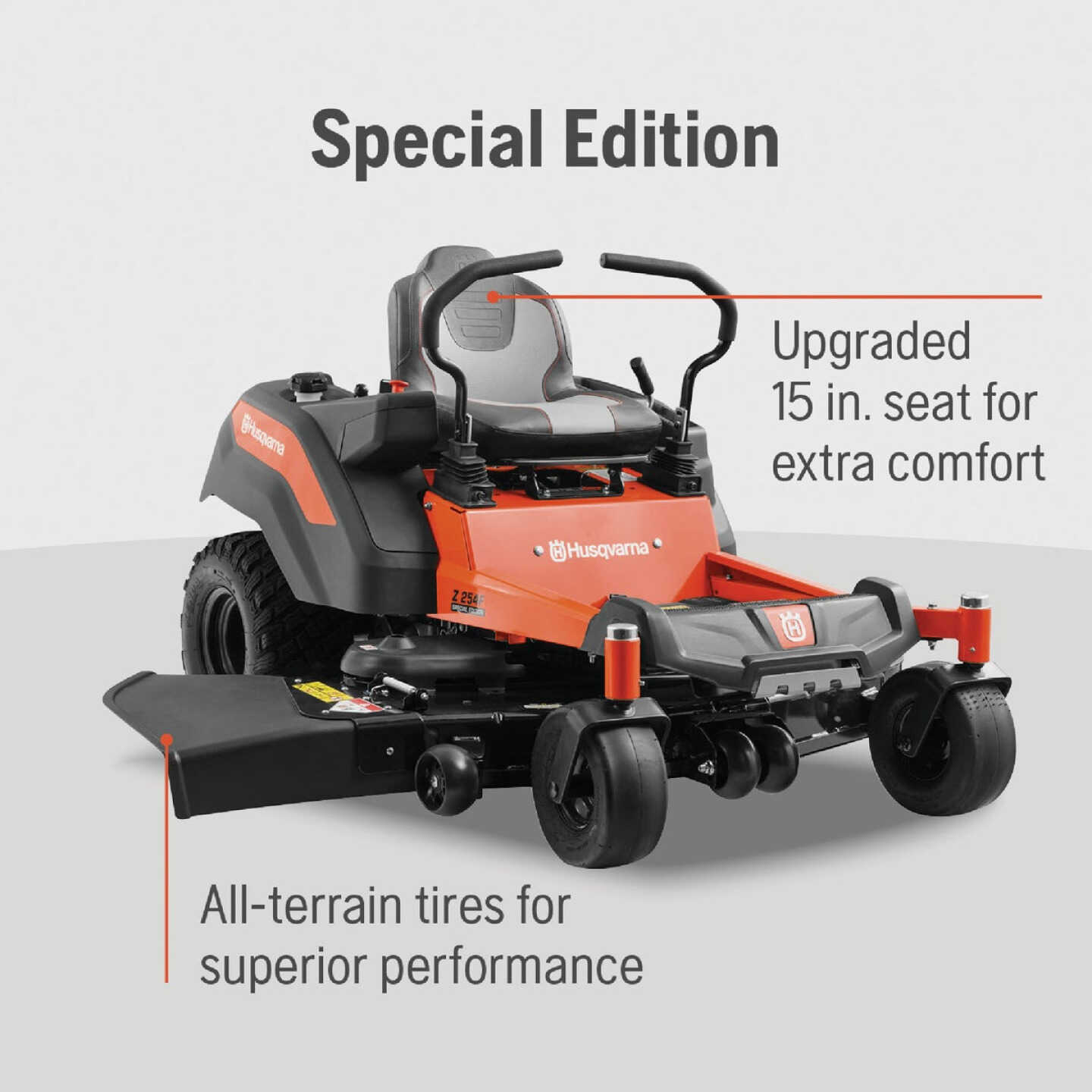 Husqvarna Z254F Special Edition 54 In. 23HP V-Twin Zero-Turn Riding Lawn Mower Image 2