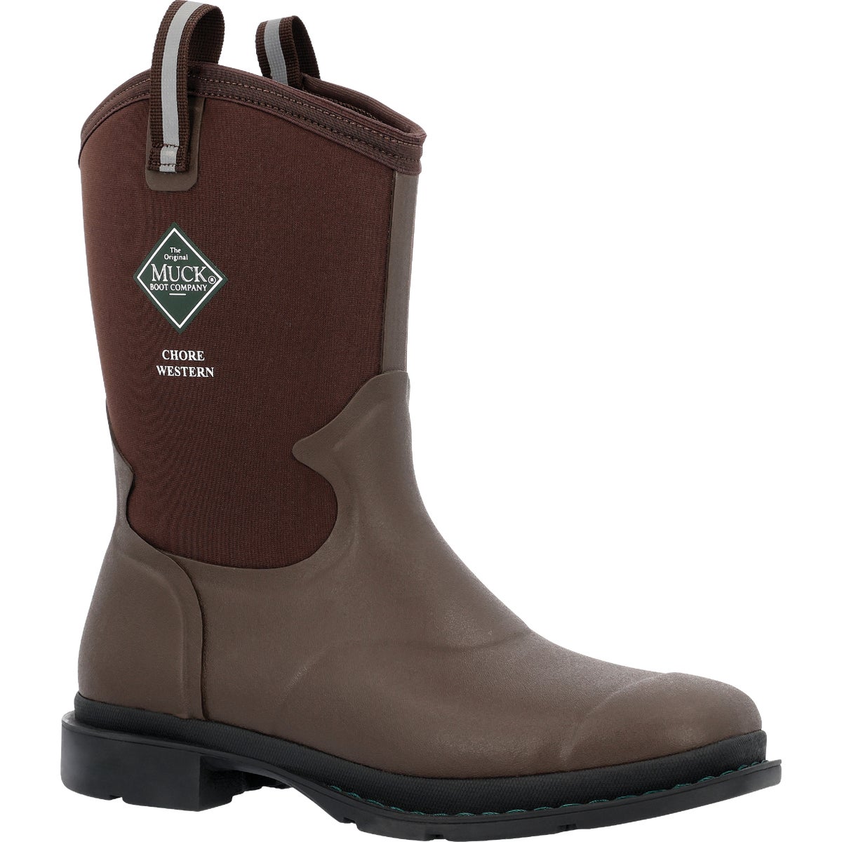 The Muck Boot Company Men's 11 Dark Brown Chore Western Mid Boot