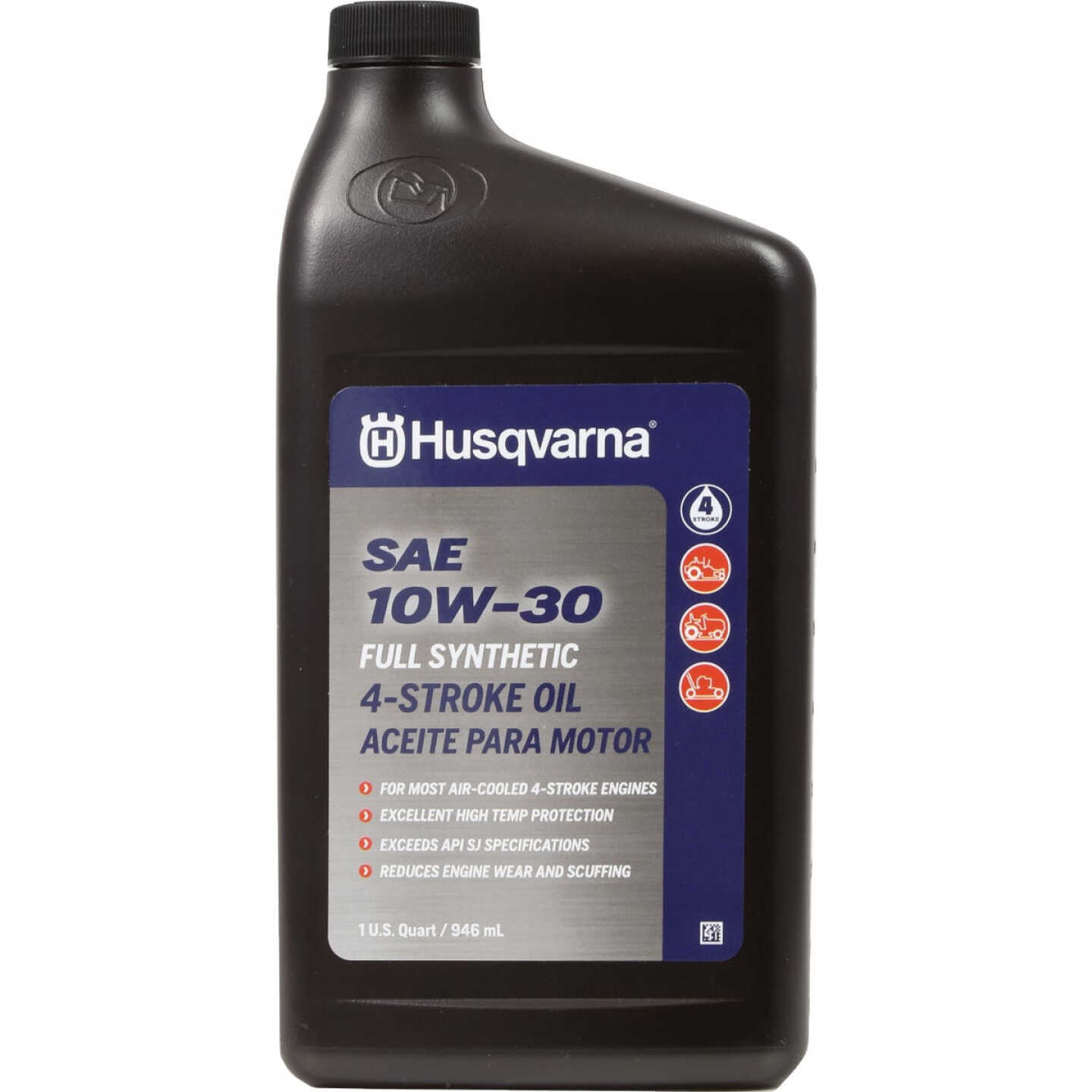 Husqvarna 1 Qt. 10W-30 4-Stroke Full Synthetic Engine Oil Image 1