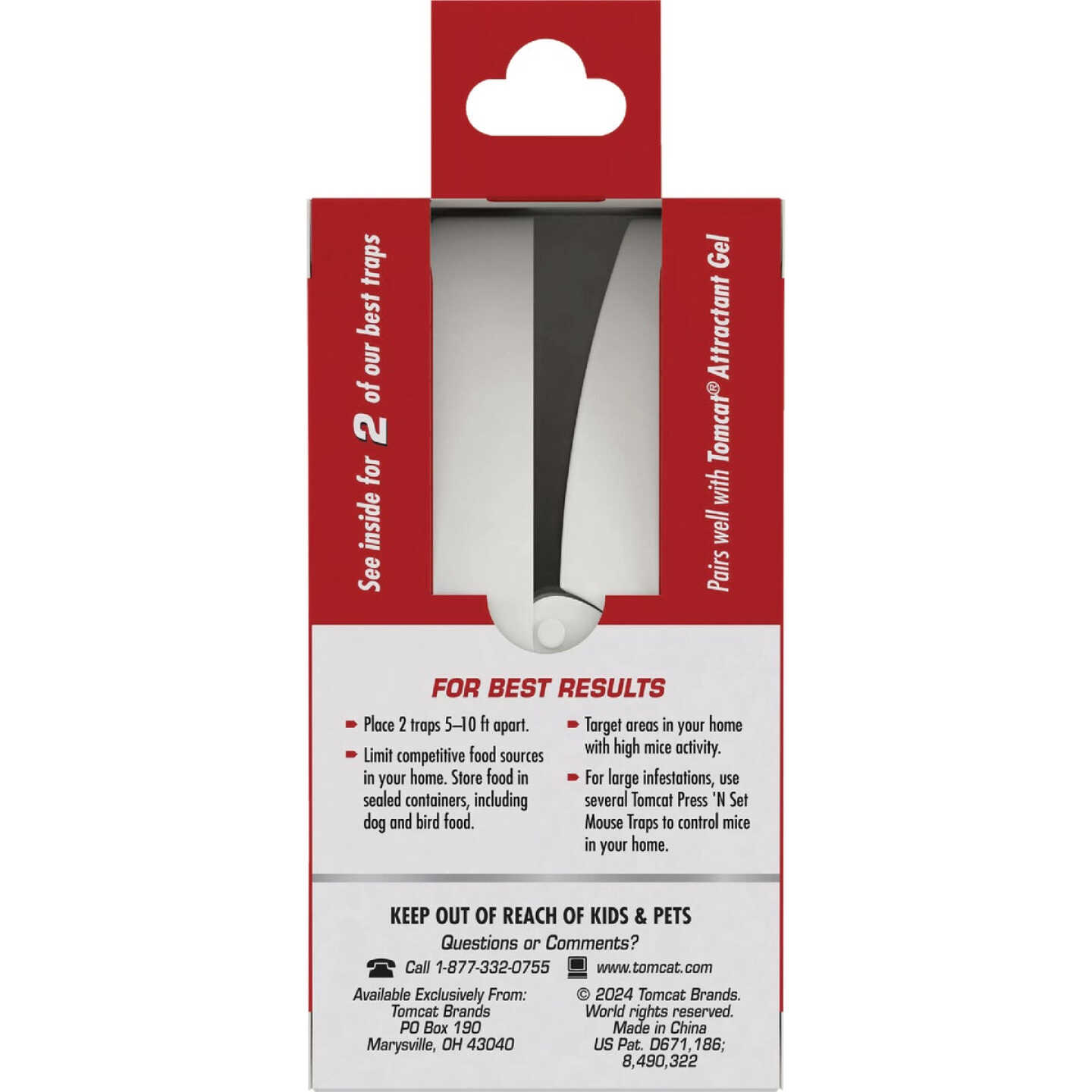 Tomcat Press 'N Set Mechanical Mouse Trap (2-Pack) Image 2