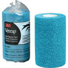 3M Vetrap 4 In. x 5 Yd. Bandaging Wrap, Blue Image 1