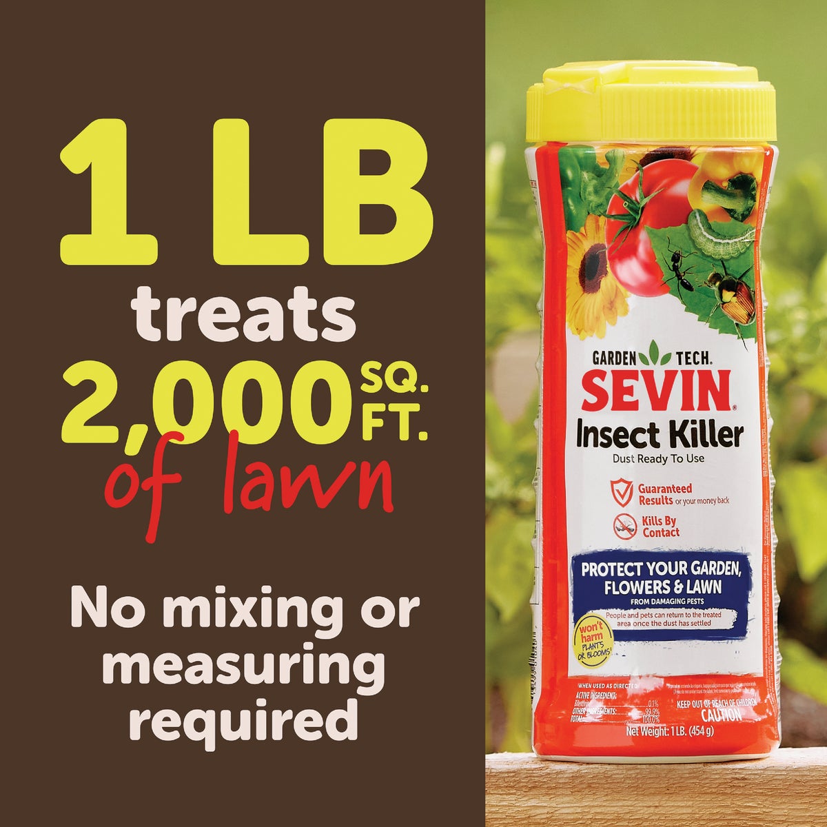 Garden Tech Sevin 1 Lb. Ready To Use Insect Killer Garden Dust Image 2