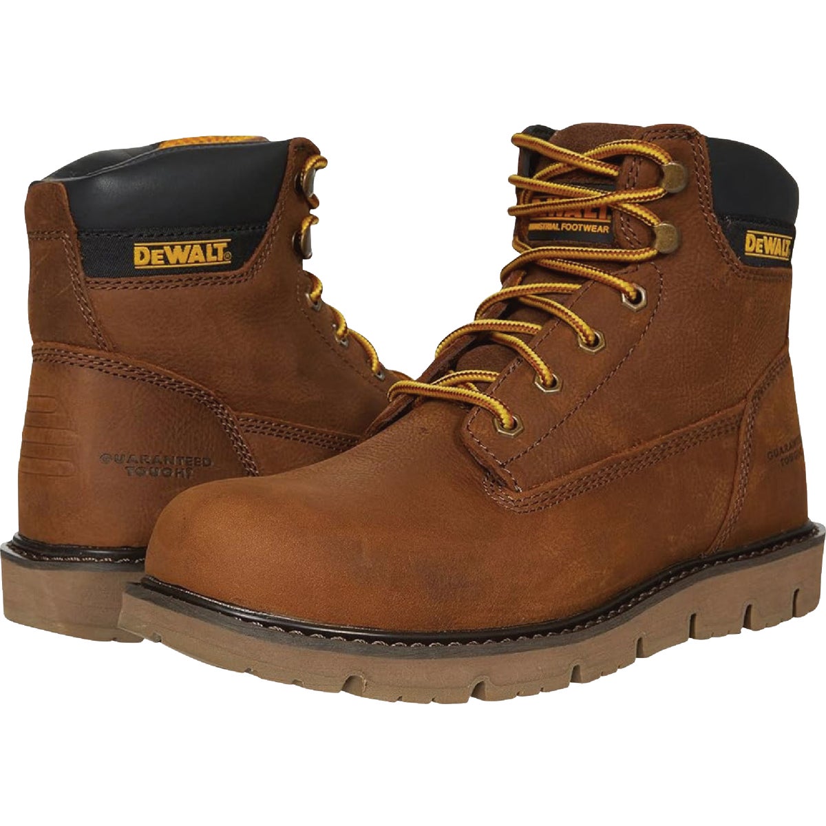 DEWALT Flex Men's Size 9M Plain Toe Bison Brown Work Shoe Image 5