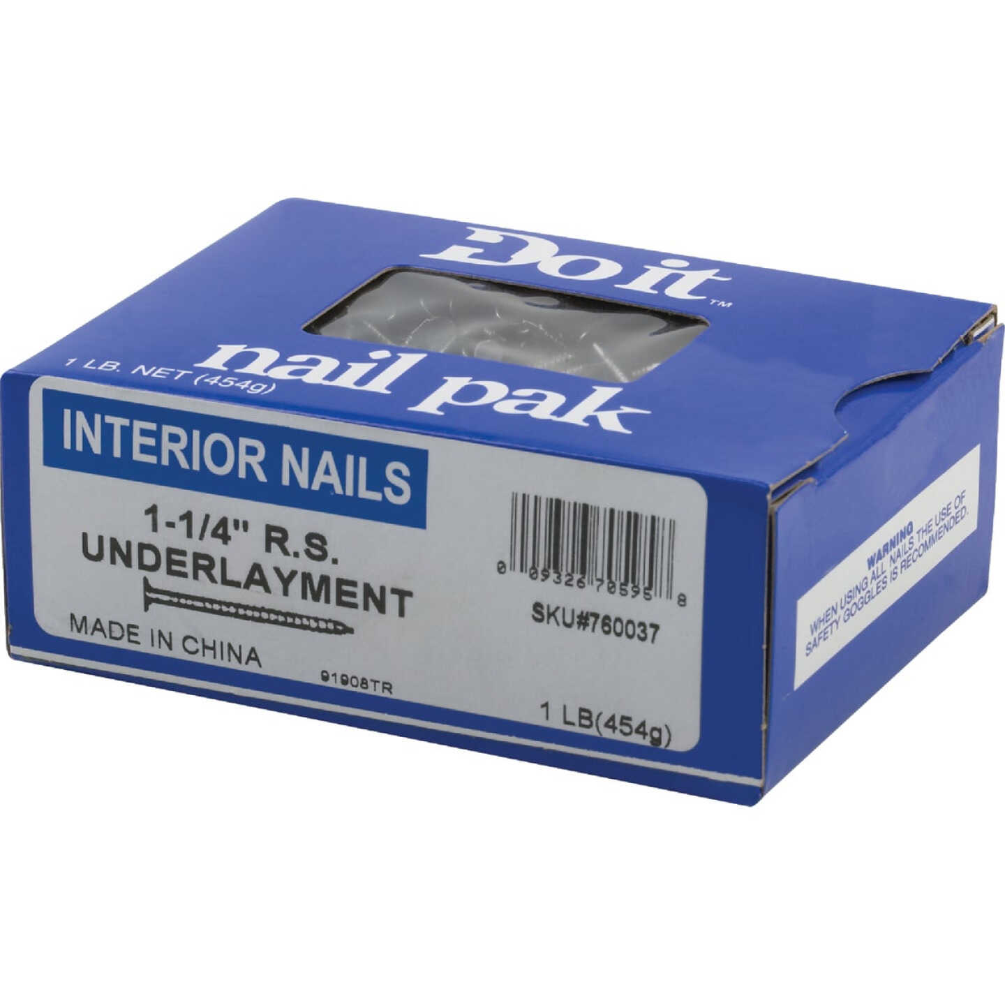Do it 1-1/4 In. 12-1/2 ga Bright Ring Shank Underlayment Flooring Nails (345 Ct., 1 Lb.) Image 2