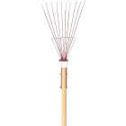 Gardex 48 In. Wood Handle 10-Tine Shrub Rake Image 2