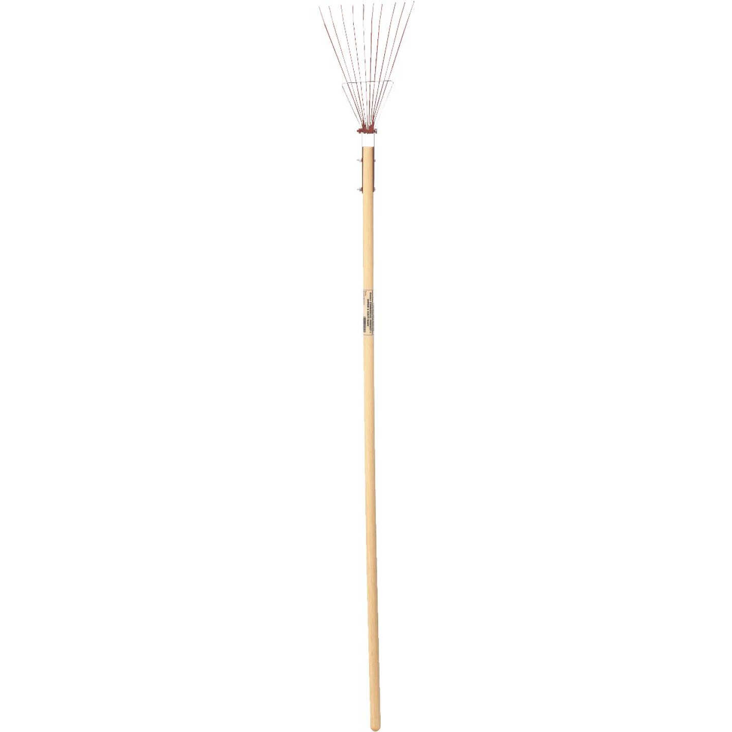 Gardex 48 In. Wood Handle 10-Tine Shrub Rake Image 1