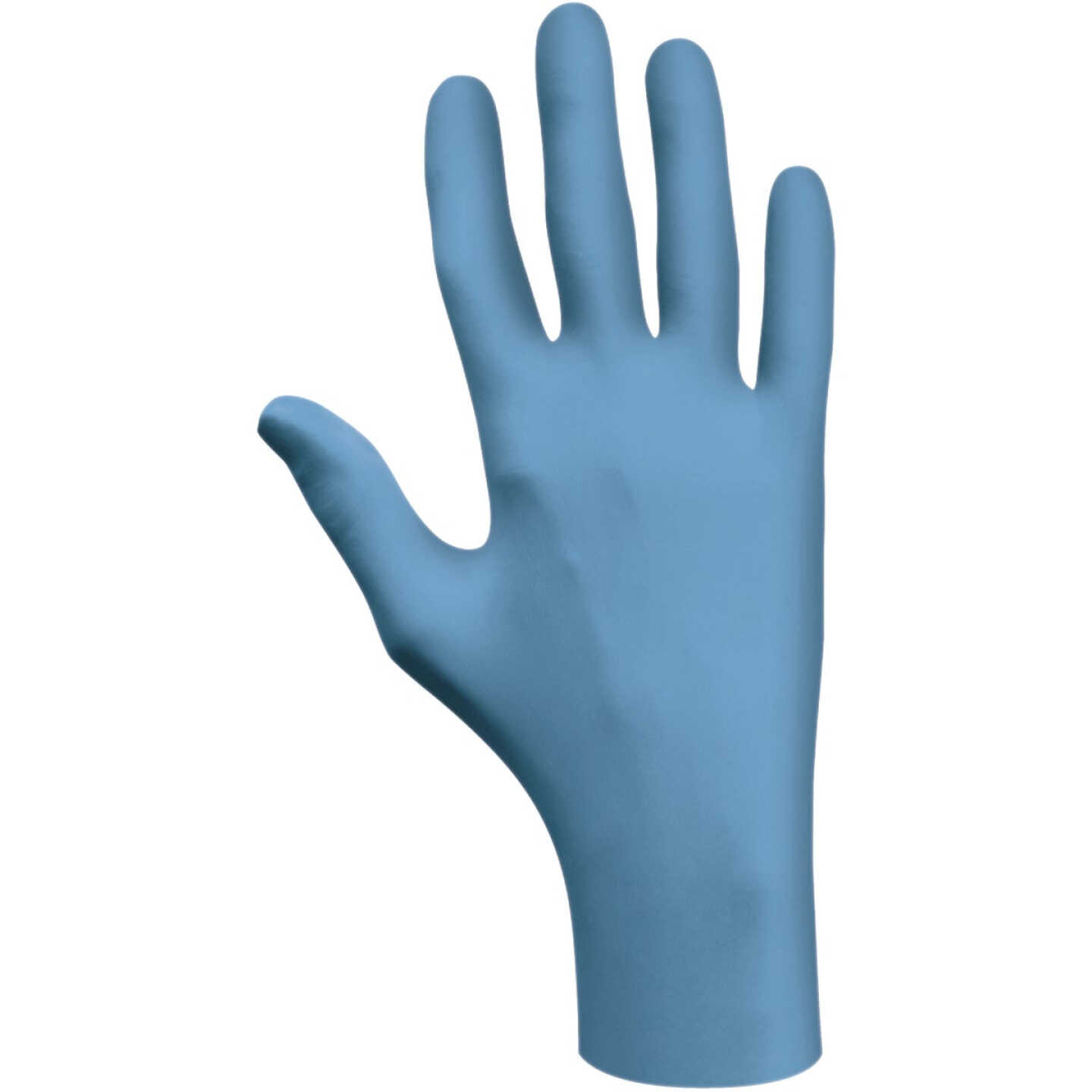 Showa Large Blue Nitrile Biodegradable Disposable Gloves (100-Pack) Image 1