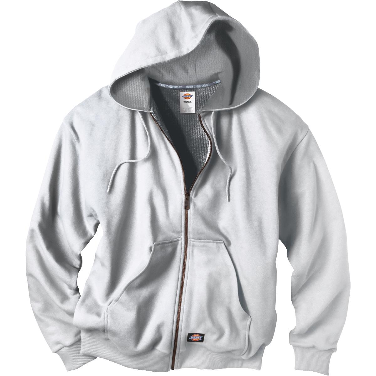 MED GRY HOOD FLC JACKET