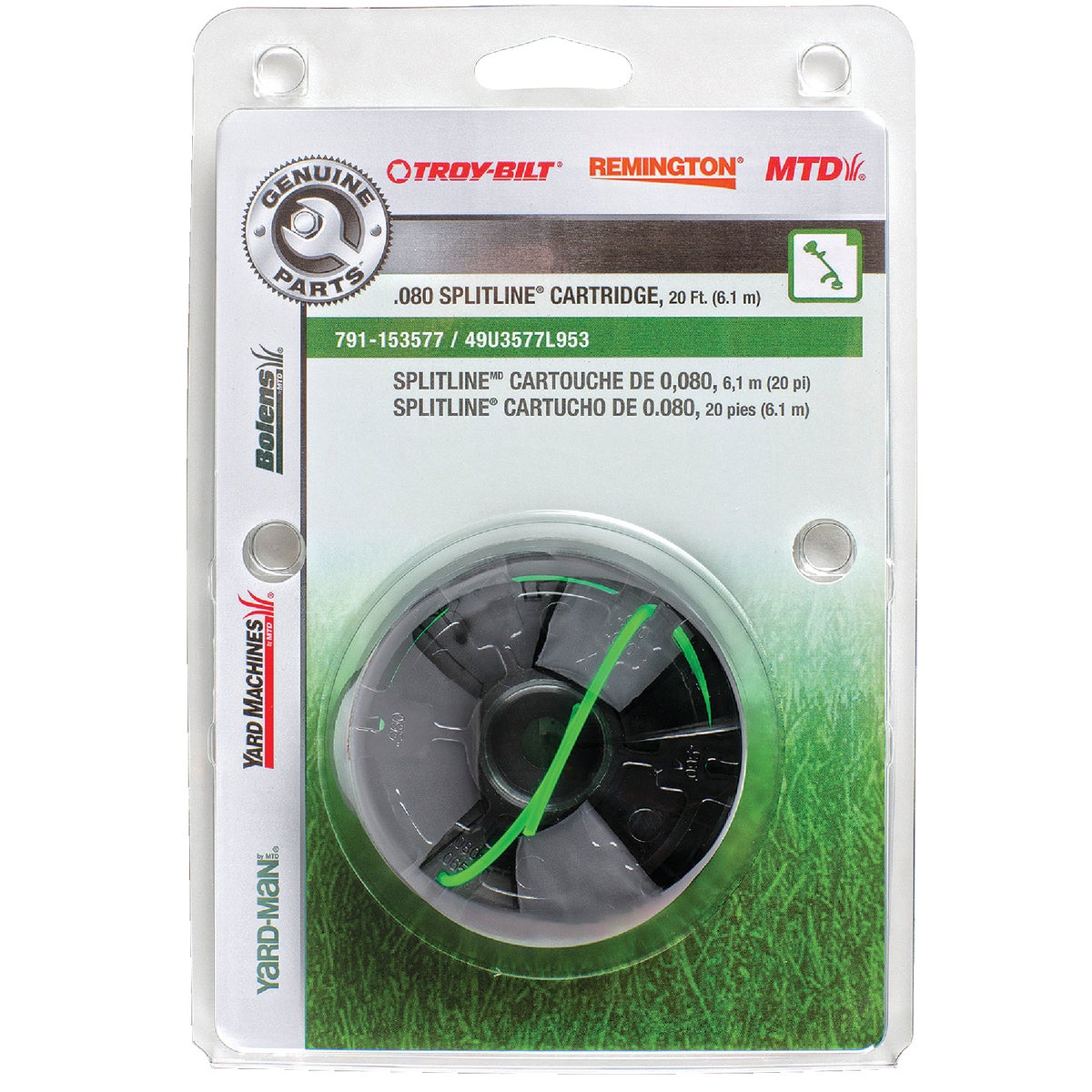 Troy-Bilt TB304S 30cc 4-Cycle 17 In. Straight Shaft Gas Trimmer