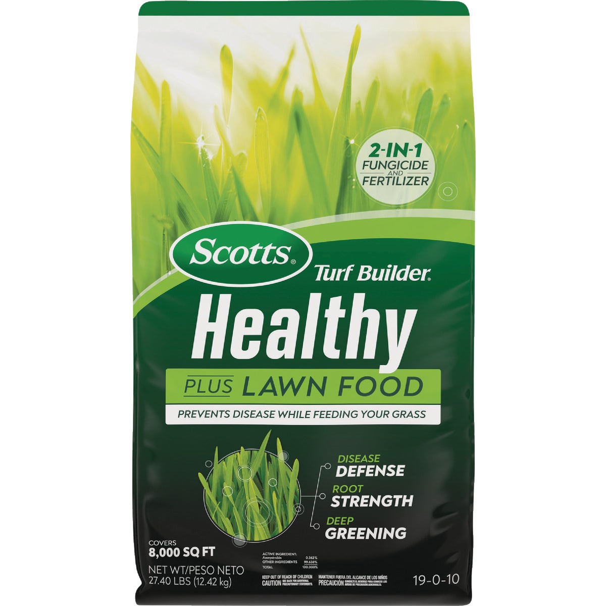 Scotts Turf Builder Healthy Plus 27.4 Lb. 8000 Sq. Ft. Lawn Food Image 1