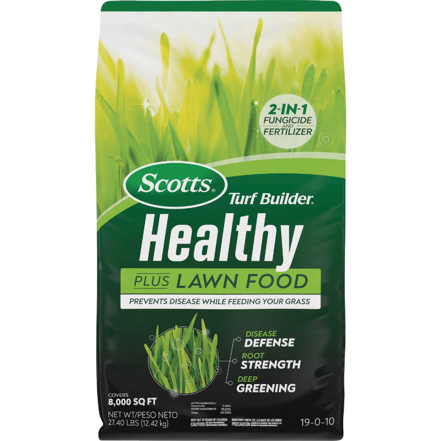 Scotts Turf Builder Healthy Plus 27.4 Lb. 8000 Sq. Ft. Lawn Food Image 1
