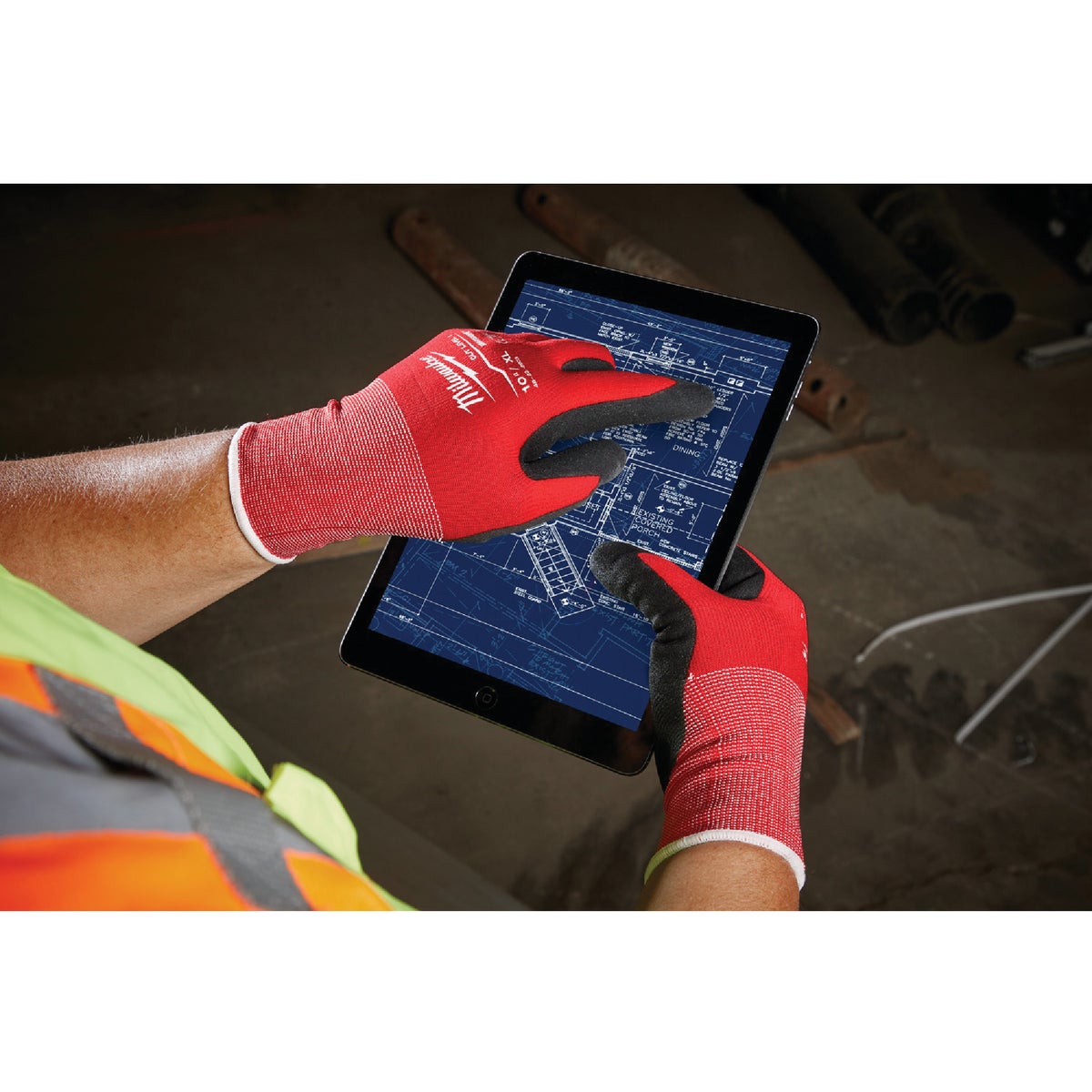 Milwaukee Unisex XL Nitrile Coated Cut Level 1 Work Glove Image 4