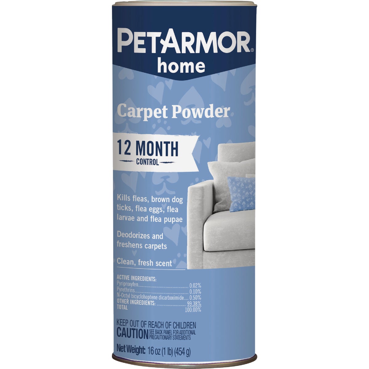 PetArmor Home 16 Oz. Flea & Tick Carpet Powder