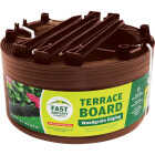 Master Mark 5 In. x 20 Ft. Brown Terrace Board Lawn Edging with Stakes Image 1