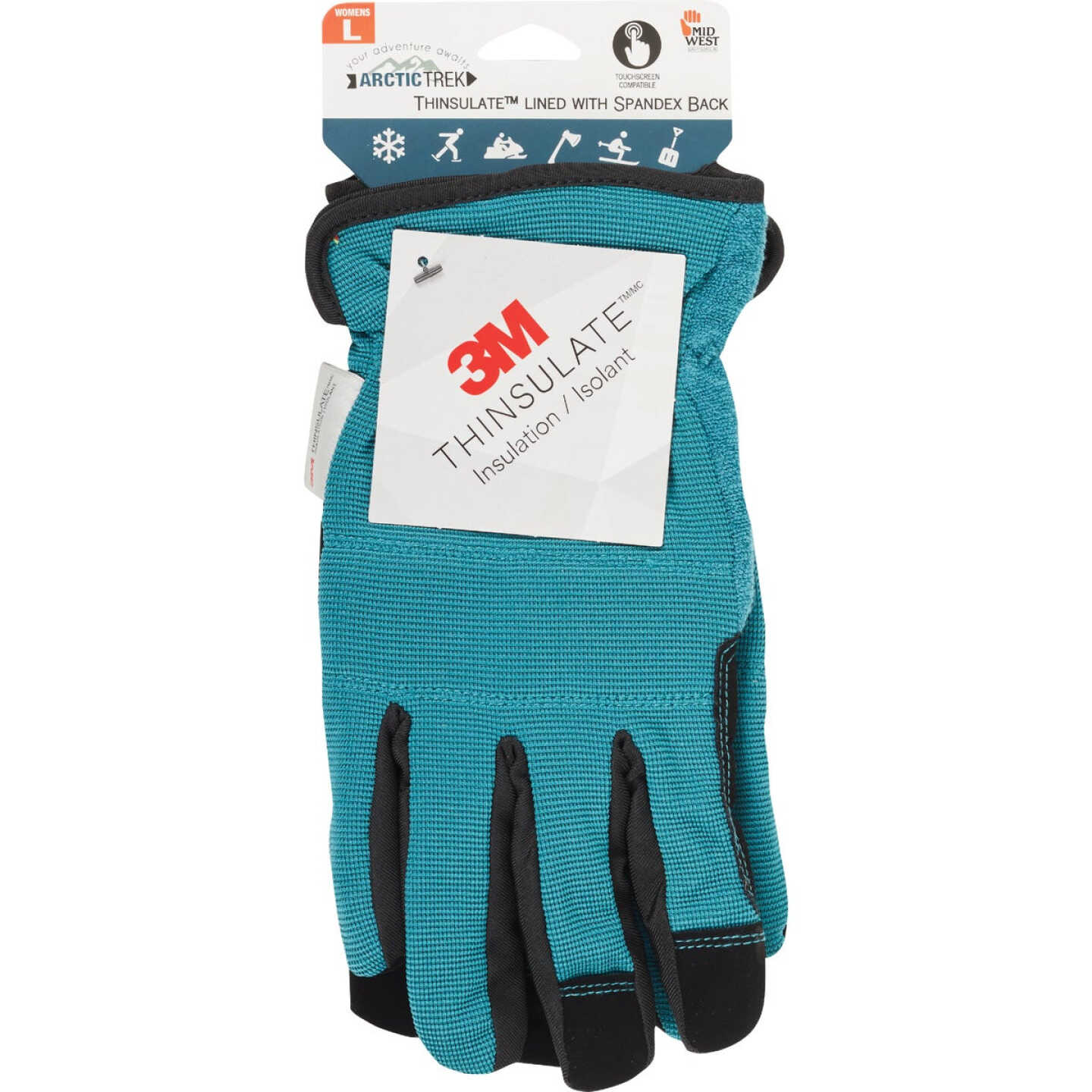 Midwest Gloves & Gear Max Performance Women's Large Thinsulate Lined Work Glove Image 2