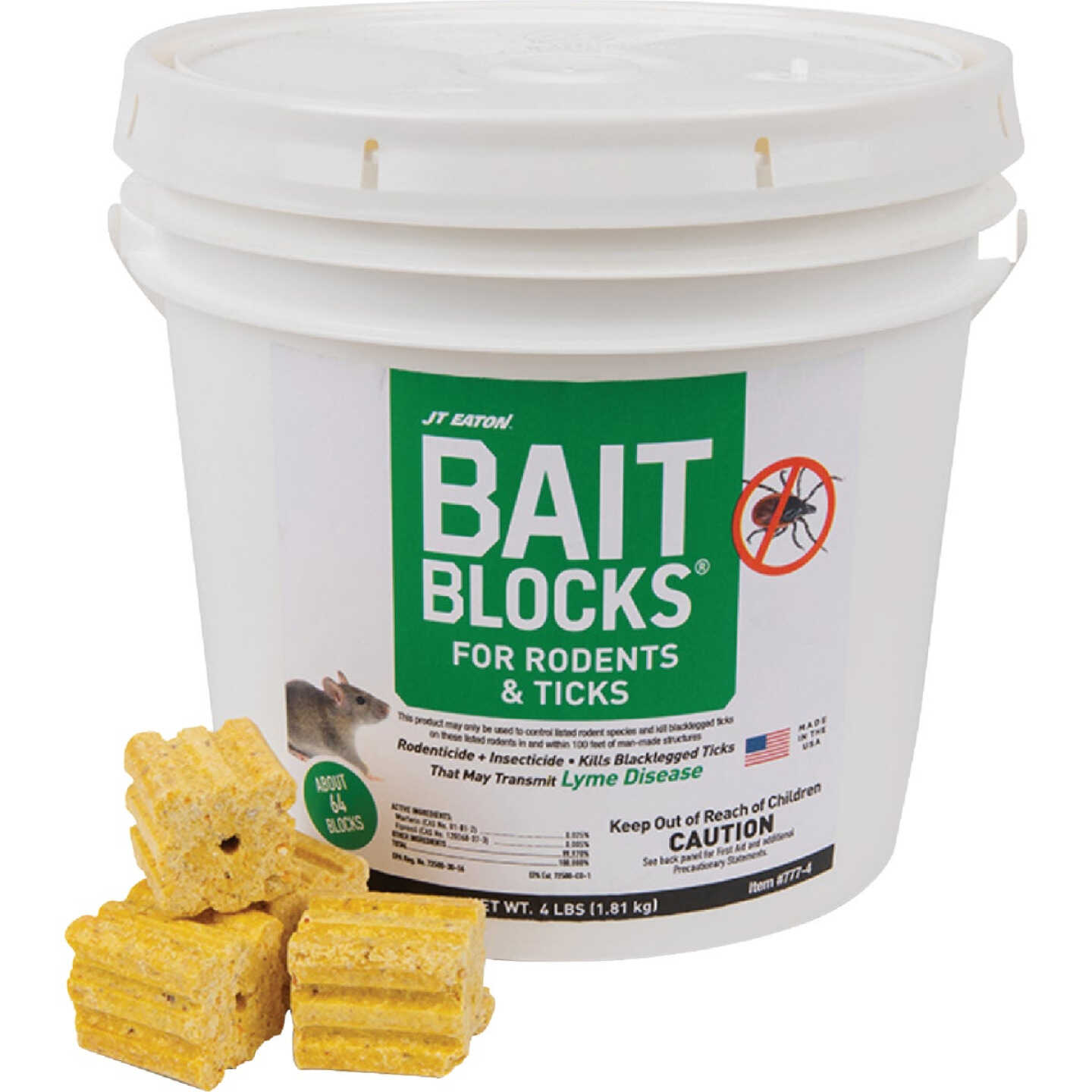 JT Eaton Bait Blocks Rodenticide & Insecticide, 4 Lb. Image 3